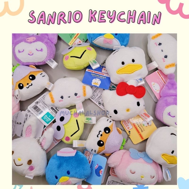 [โล๊ะจ้า] พวงกุญแจซานริโอ้ // Sanrio Keychain Mascot [ Kitty Kuromi Marroncream Mymelody ] ซานริโอ้