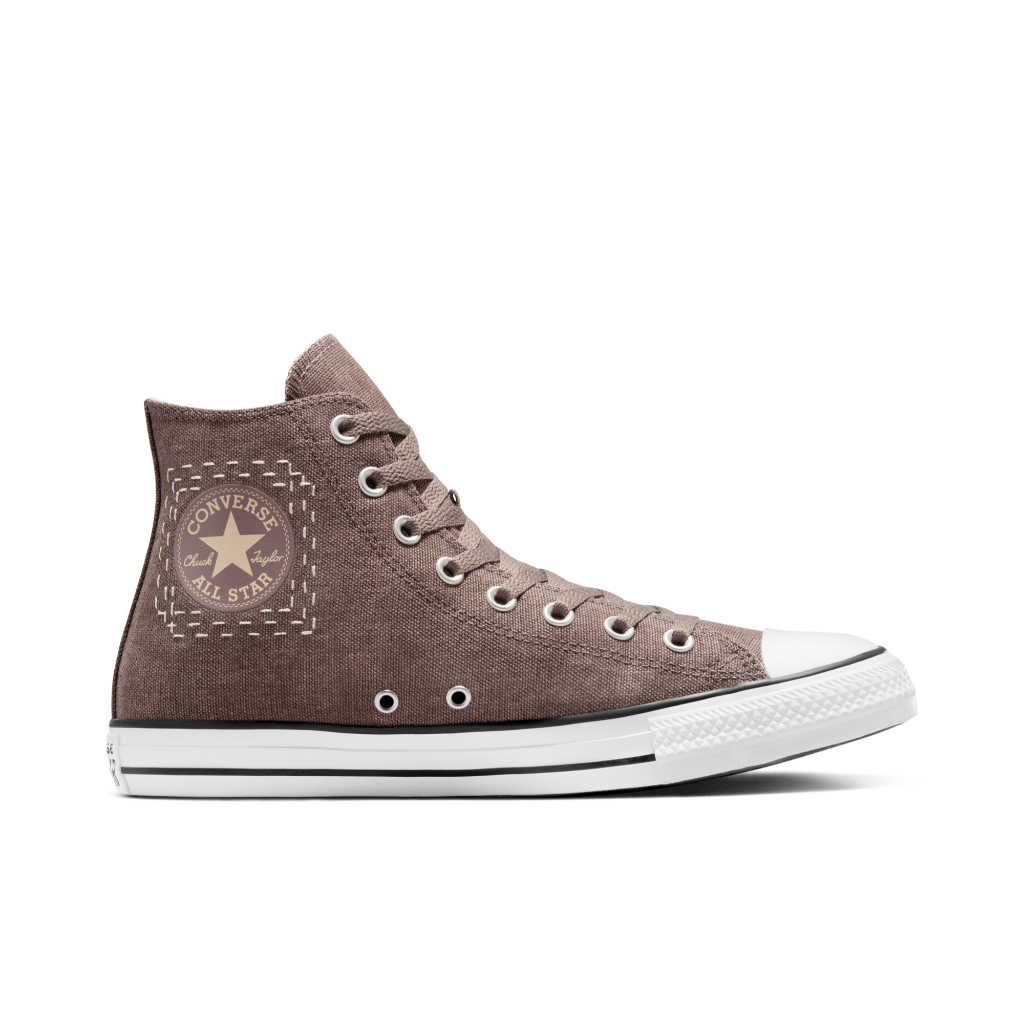 Converse รองเท้าผ้าใบ รุ่น CTAS WORN AND LOVED ESSENTIALS HI BROWN - A08576CM_F4BRXX BROWN ผู้ชาย