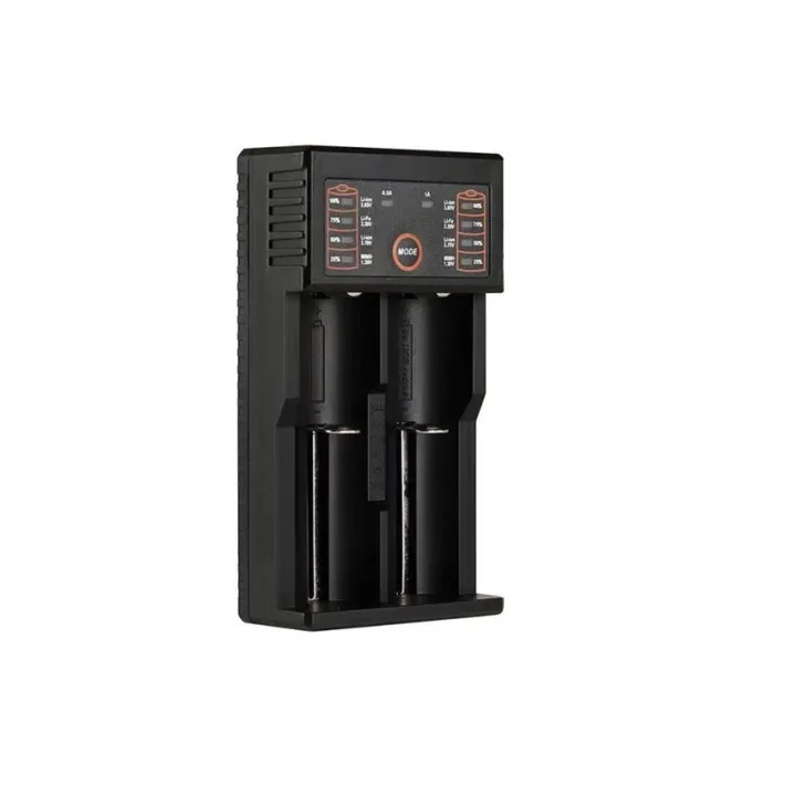 LiitoKala Lii-202 เครื่องชาร์จถ่าน รางชาร์จ 1.2v 3.7v 2 ช่อง ชาร์จไว ตัดไฟเอง รองรับถ่าน AA / AAA 18650 26650 10440