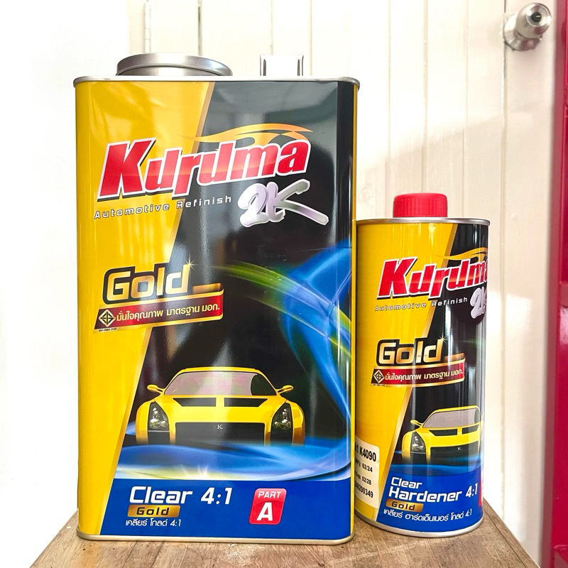 แลคเกอร์ 2K TOA KURUMA 4:1 แลคเกอร์ เคลือบรถยนต์ TOA คูลูม่า ชุดใหญ่ (เนื้อ3.2ลิตร+0.8ลิตร)