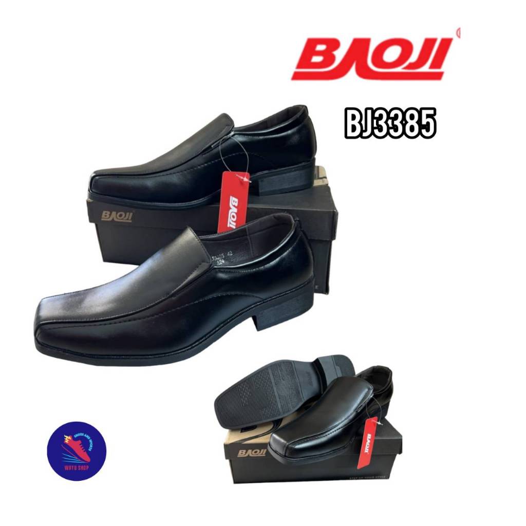 BAOJI รองเท้าคัทชูชาย รุ่น BJ3385 ข้าราชการ นักศึกษา  นักธุรกิจ (แบรนด์แท้ ถ่ายจากสินค้าจริง)