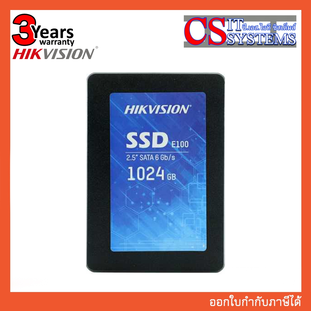 SSD (เอสเอสดี) HIKVISION, HIKSEMI E100 1024GB - 2.5" SATA III