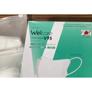 [สินค้าใหม่!][Flagship Store] Welcare Face Mask V95 หน้ากากกรองฝุ่นเวลแคร์ รุ่น V95 (30 ชิ้น/กล่อง)