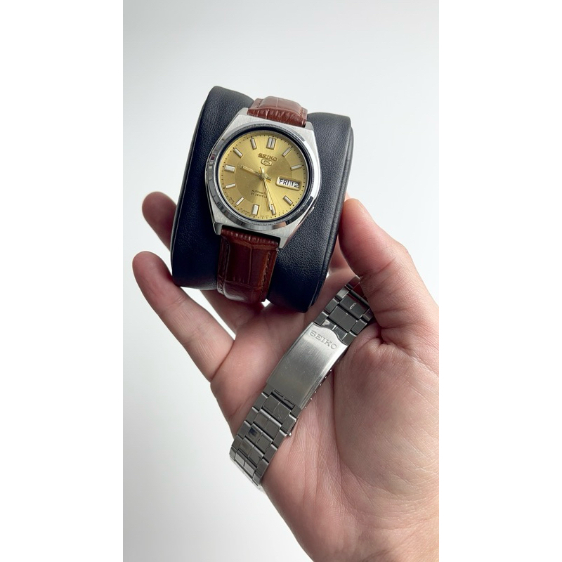 นาฬิกา Seiko 5 Automatic 21 Jewels (7S26A) หลังเปลือย