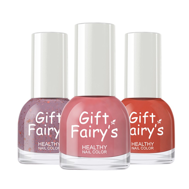 🔥พร้อมส่ง🔥 Fairy's Gift ของแท้ ยาทาเล็บเคลือบเงาไมโครเจลสูตรน้ำมัน ไม่ต้องอบ สีสวย แห้งไว รุ่นใหม่ ขนาด10ml*1