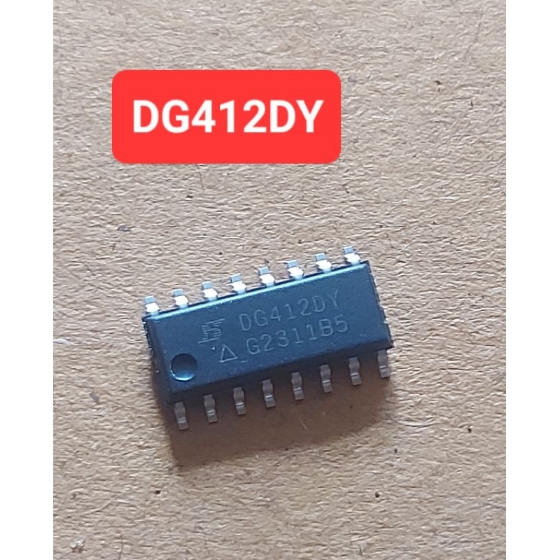 DG412DY ANALOG SWITCH, QUAD, SPST, SOIC-16  