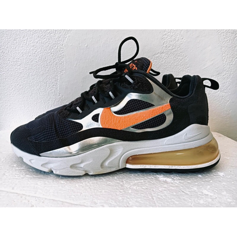 รองเท้าไนกี้ Nike Air Max 270 React Black Orange มือสอง สภาพดี