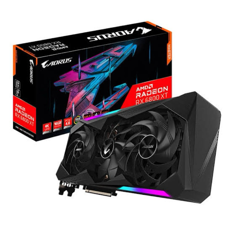 Radeon Rx 6800xt Aorus master 16GB มือสอง