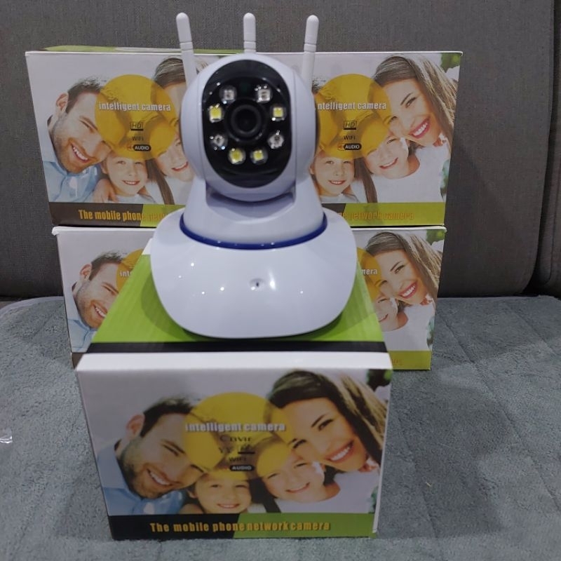 กล้องวงจรปิด Wifi Wirless ครบชุด กล้องวงจรปิดไร้สาย 3 เสา FULL HD 1080P 3.0 พิกเซล รองรับความจำสูงสุด 256GBแอฟYCC365PLUS