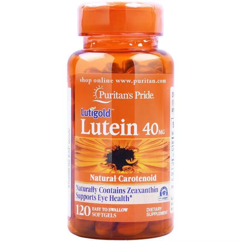 Puritan's Pride Lutein 40 mg with / 120 Softgels exp:10/2025