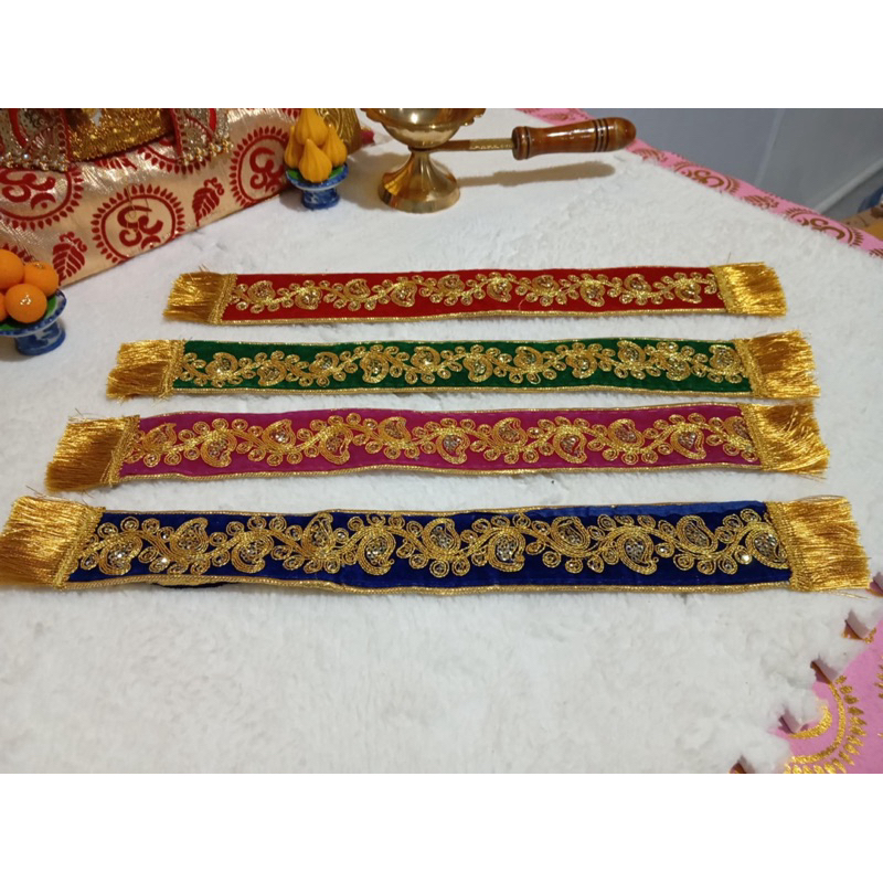 ผ้าคล้ององค์เทพ งานอินเดียแท้ ถวายพระพิฆเนศ องค์เทพอินเดีย