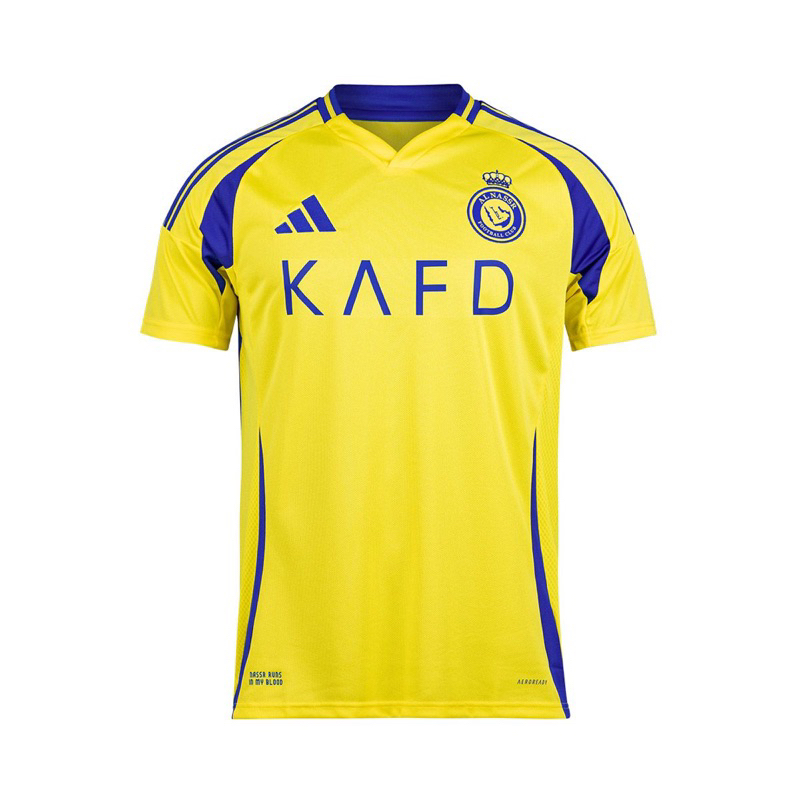 เสื้อฟุตบอล Al Nassr Home Kit 2024/25 คริสเตียนโน่ โรนัลโด้ CR7 ของแท้ ป้ายราคาไทย