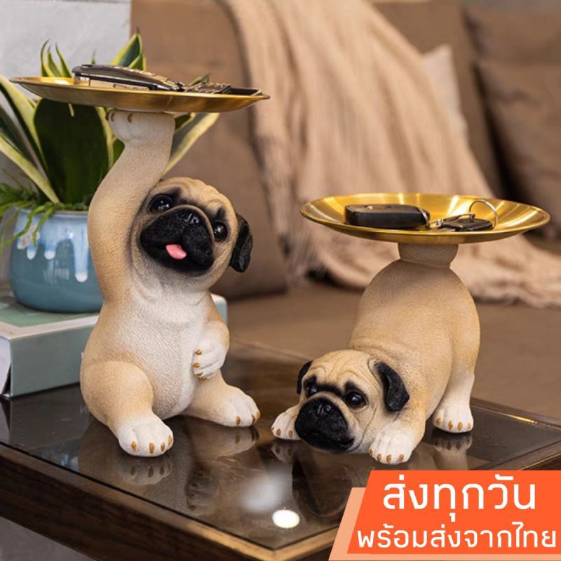 น้องหมาประดับ ถือถาดวางของ ตั้งโชว์ พร้อมส่งจากไทย