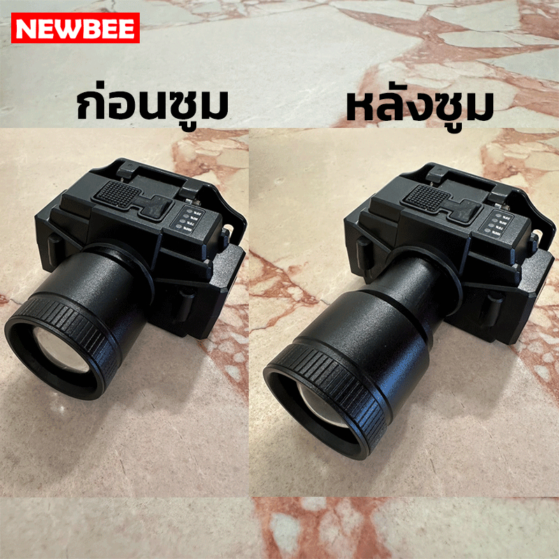 ยี่ห้อ NEOBEE รุ่น A10 ไฟฉายคาดหัว แบบยืดไสลด์ แสงไฟขาว ไฟฉายติดศรีษะ LED ไฟฉายแรงสูง ไฟบอกแบตเหลือ Type-C