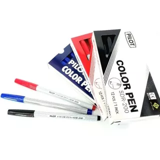 PILOT ปากกาเมจิก เคมี ปากกาปลายแหลม รุ่น SDR-200 (12 แท่ง / ยกกล่อง)