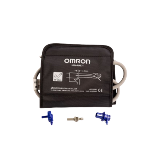 อะไหล่ผ้าพันแขนออมรอม สีดำ Omron Upper Arm Blood Pressure Monitor Cuff HEM-RML3 Type B