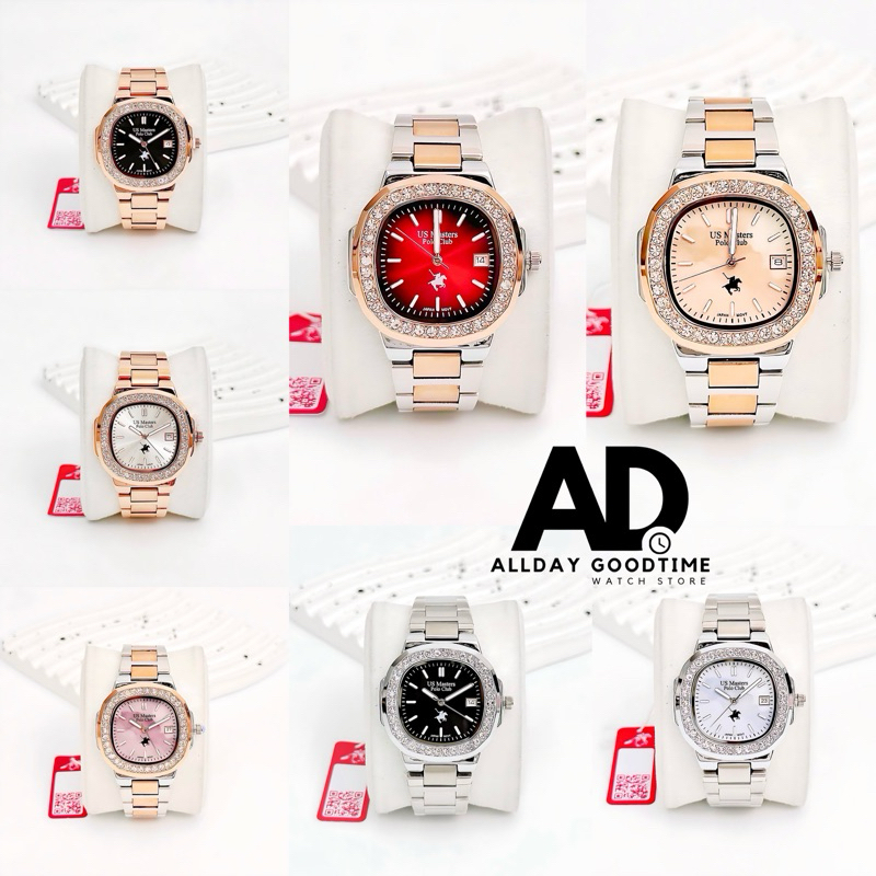 นาฬิกาข้อมือ US MASTER POLO CLUB USM-DC09 กันน้ำ 3 ATM ประกันศูนย์ไทย 1 ปี พร้อมกล่องแบรนด์