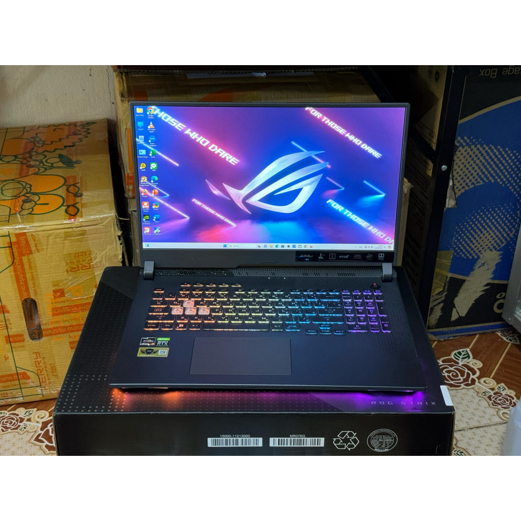 บึ้กๆ17.3"สายพันธุ์แกร่ง ตระกูลโหดๆ อัฟSSD 1000G 💥Asus ROG Strix G17 G713RC-HX032W ทรงพลัง