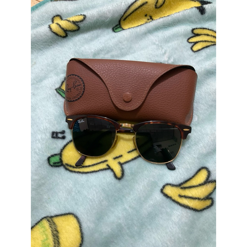 ส่งต่อ RayBan RB3016 W0366 | CLUBMASTER ของแท้ สภาพดี (มีshopee video)