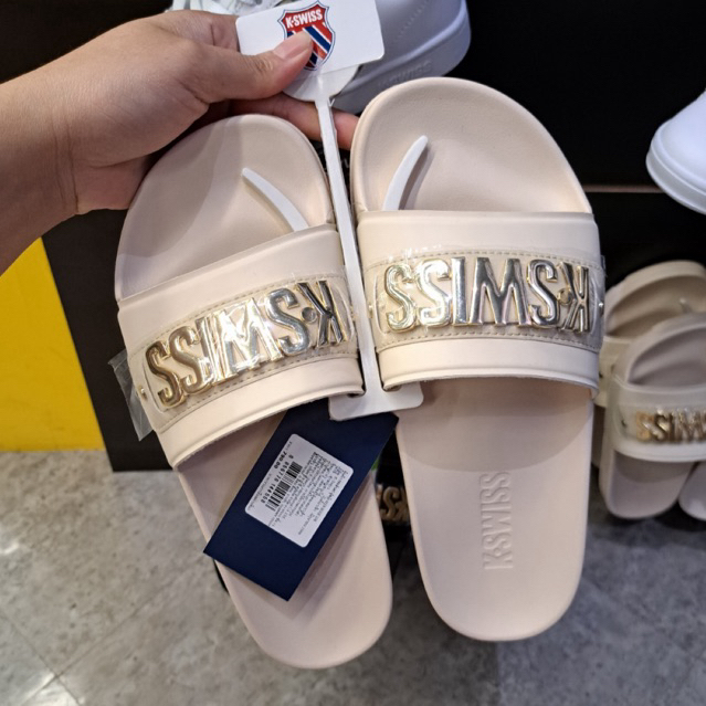 •• ไม่ต้องเผื่อไซส์ Size.36,37,38,39,40 [ลิขสิทธิ์แท้จากชอป] **(ราคาป้าย 790) K-SWISS Keen รองเท้าแตะแบบสวมผู้หญิง