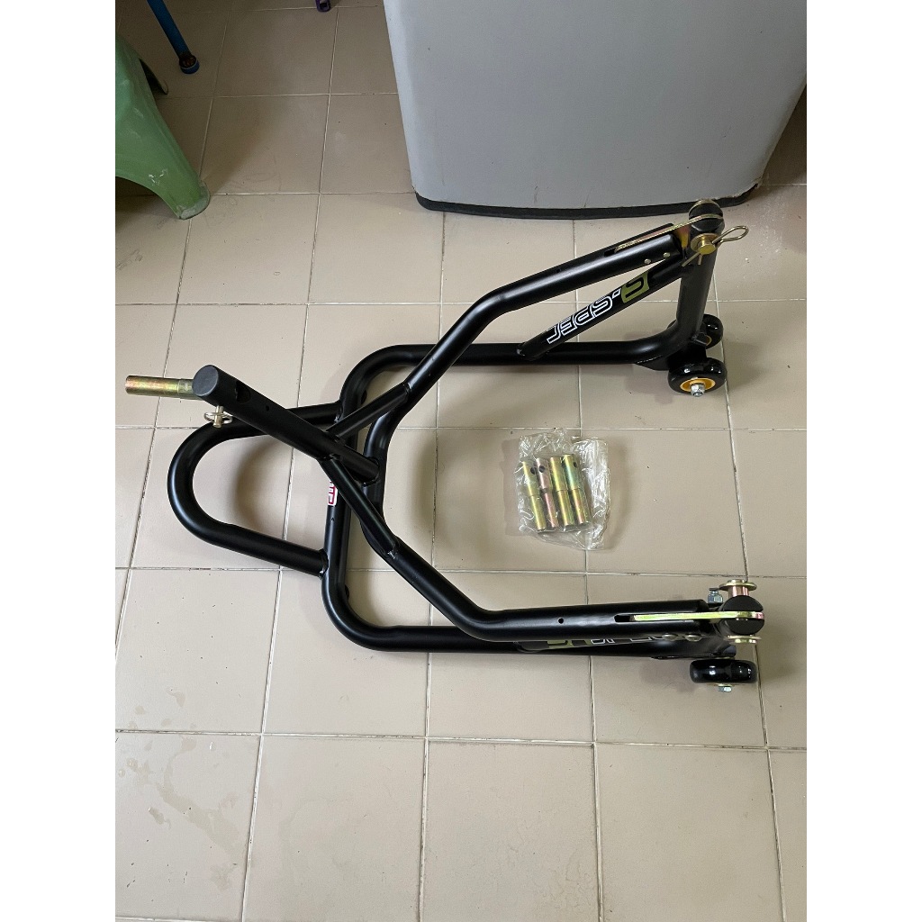 สแตน DMP แท้มือสอง สำหรับยกแผงคอหน้ารถ Bigbike ได้ทุกรุ่น ใช้งานไม่ถึง 10 ครั้ง