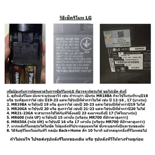 LG Magic Remote ทีวีปี 2021-2024 ( รหัสหลังรีโมท MR21-24GA ) รีโมททีวี LG ของแท้ 100% สั่งงานด้วยเสียง และ เม้าส์ได้