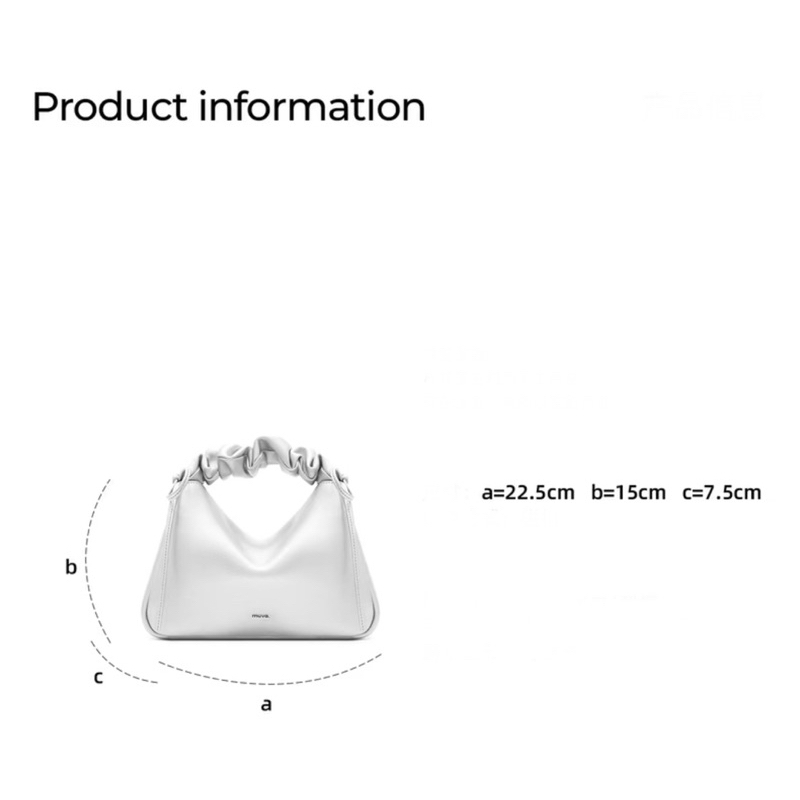 MUVA (โค้ดลด 30% ) cloud bag preorder 7-14 วันแท้100%จากชอป