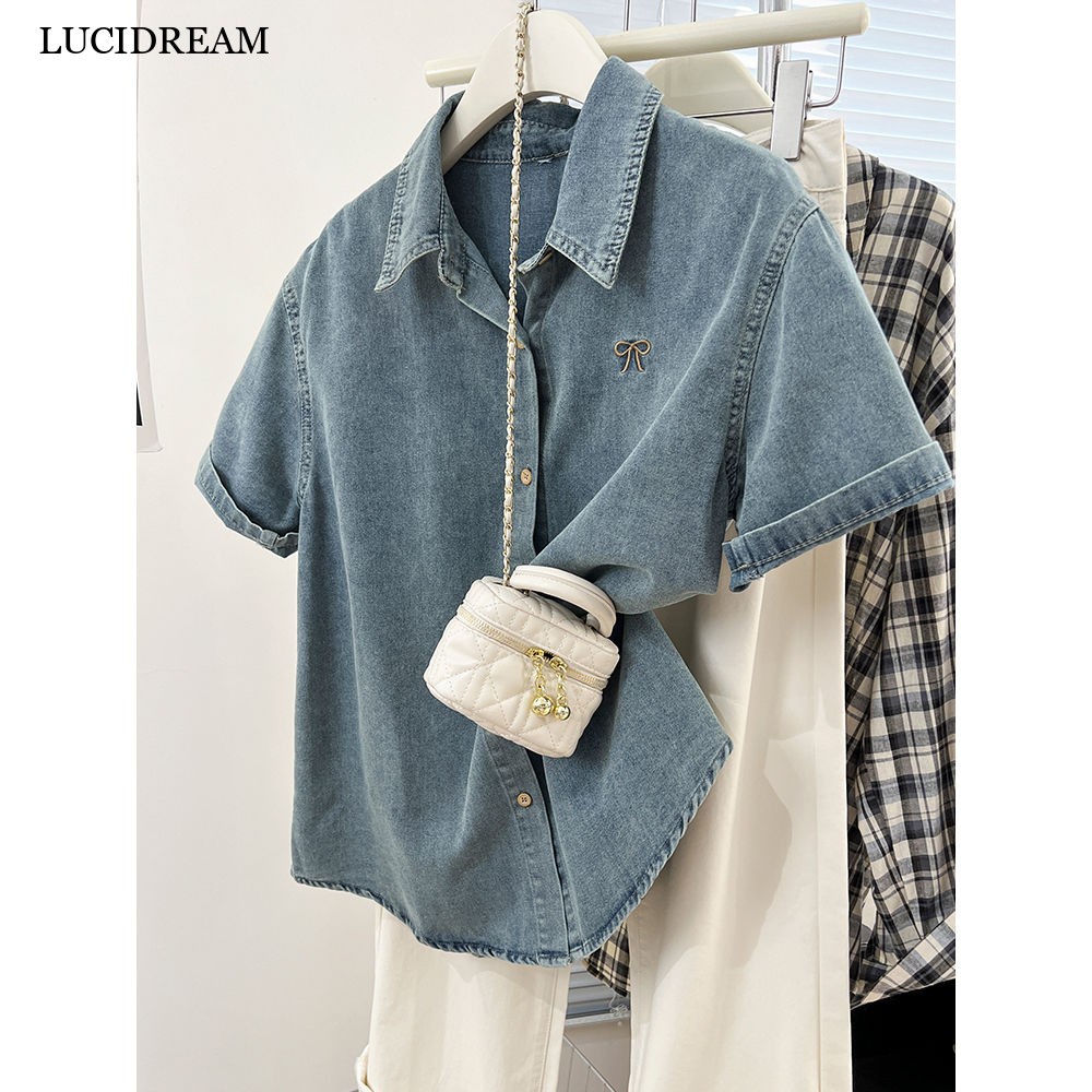 เสื้อผู้หญิงแฟชั่น เสื้อเชิ้ตผู้หญิง โรแมนติก น่าทึ่ง Fashion ทนทาน WCS24415UI 19Z240508