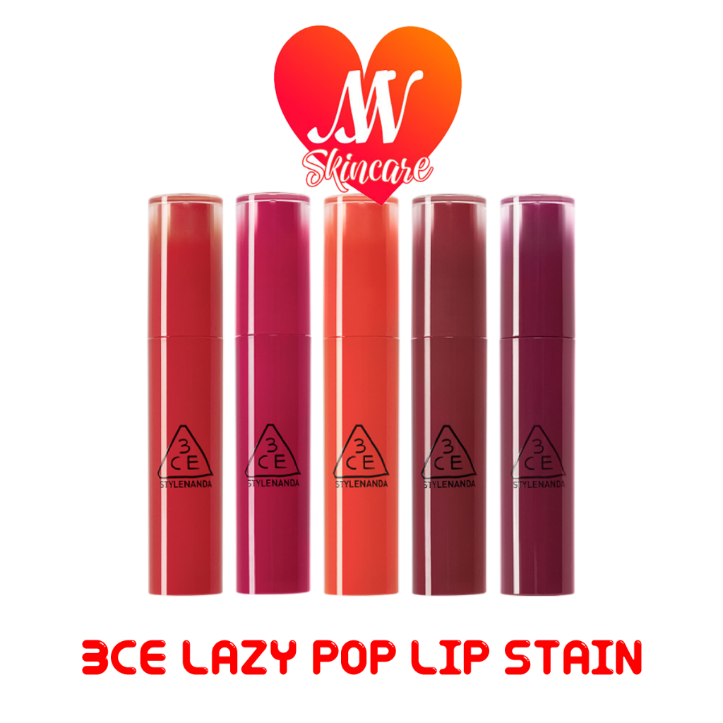 ถูก🔥แท้✔ส่งไวทันใจ🚚 3CE LAZY POP LIP STAIN 4.5g ทิ้นต์ ทรีซีอี เลซี่ ป๊อป ลิป สเตน Tattoo Tint