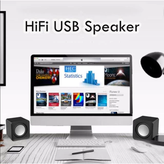 👍ลำโพงสุดคลาสสิค👍 ลำโพงคอมพิวเตอร์ ลำโพงUSB เสียงดี เสียงดัง Mini Digital Speaker สีฟ้าComputer Speakers USB Speakers