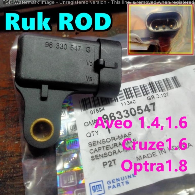แมพเซนเซอร์ Map Sensor Chevrolet Aveo 1.4,1.6 / Cruze1.6 / Optra1.6 / Optra1.8