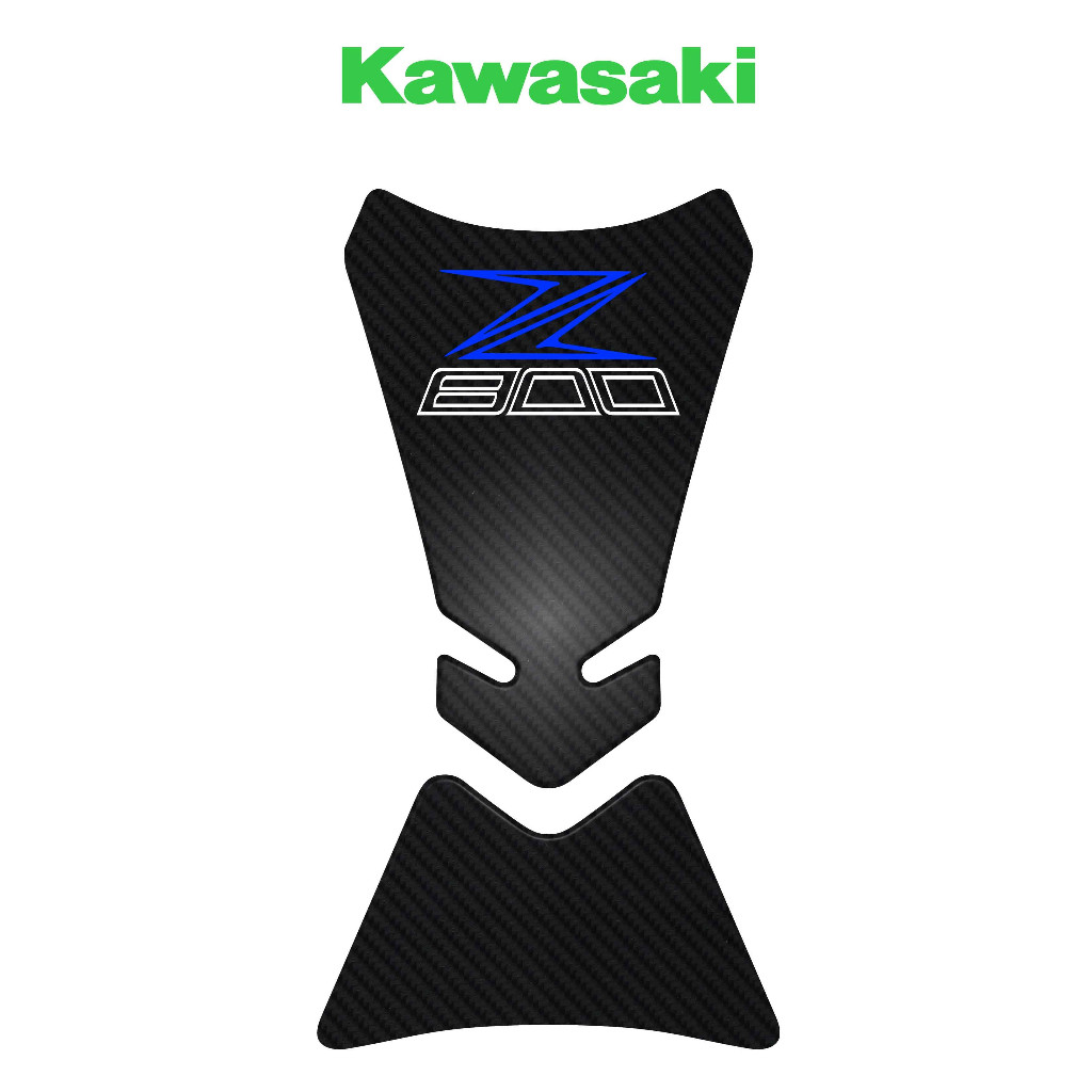 กันรอยถัง KAWASAKI รุ่น Z800 - สีน้ำเงิน #กันรอยZ800 #กันรอยฝาถังZ800 #ของแต่งZ800