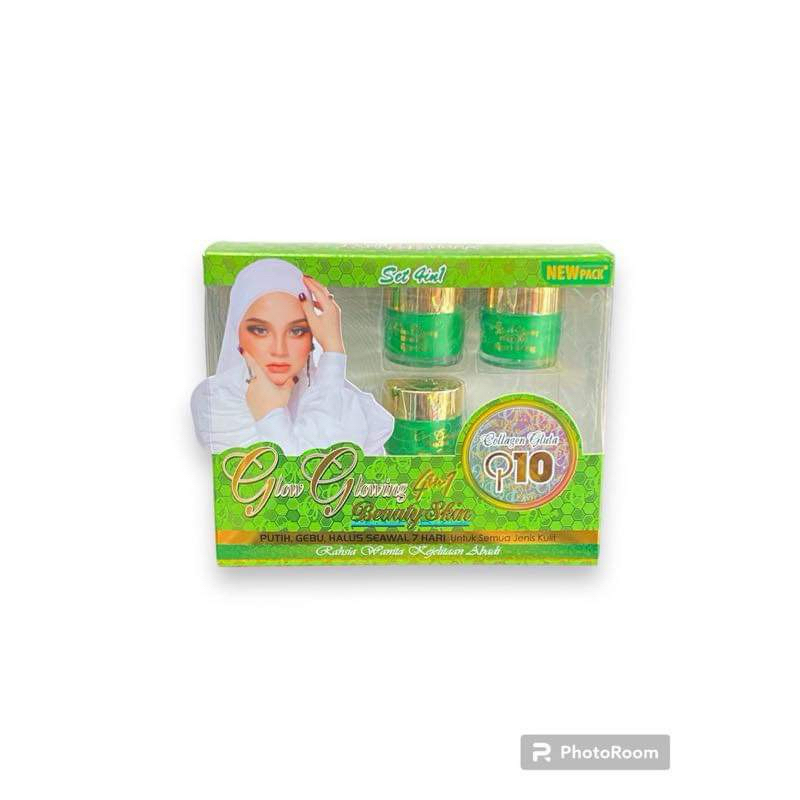 Glow Glowing Beauty Skin 4in1 ครีมโกลว์วิ๊งค์ เซ็ต 4ชิ้น