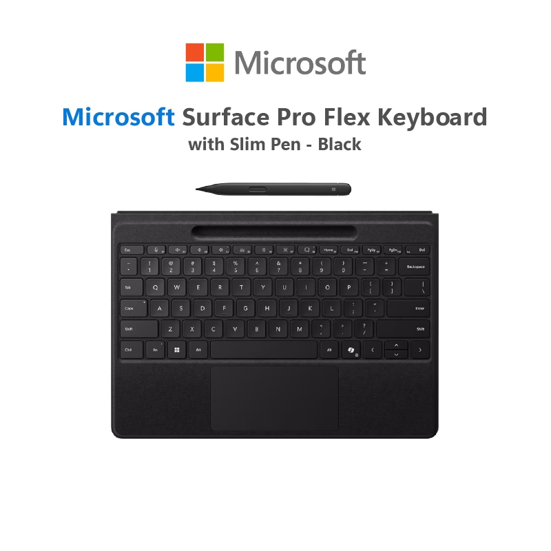 (สำหรับ Surface Pro 8-11 เท่านั้น) Microsoft Surface Pro Flex Keyboard with Slim Pen / TH-ENG layout