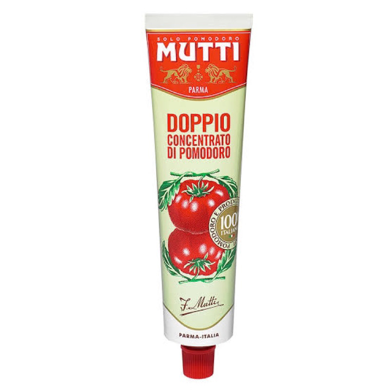 Mutti Tomato past concentrated 130g.  มะเขือเทศบดละเอียด นำเข้าจากอิตาลี🇮🇹wl