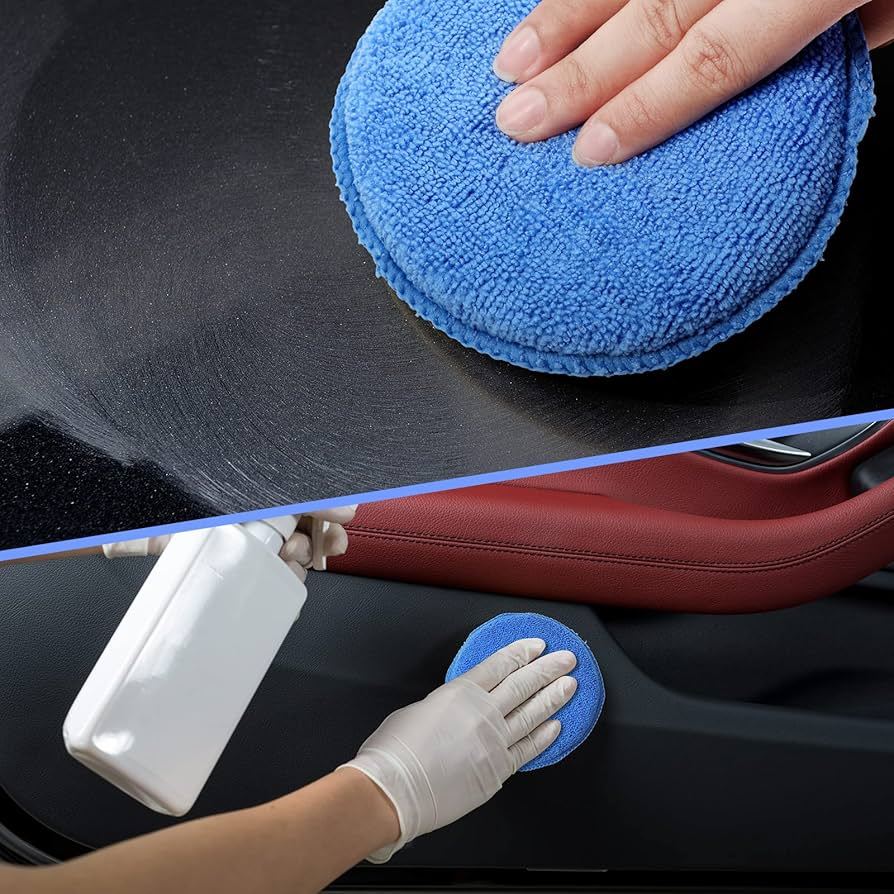 ฟองน้ำหุ้มผ้าไมโครไฟเบอร์กลม ขนาด 5 นิ้ว CARACTER Microfiber Pads ราคา ถูกที่สุด ดีลบีเคเค แกลเลอรีภาพที่ 8