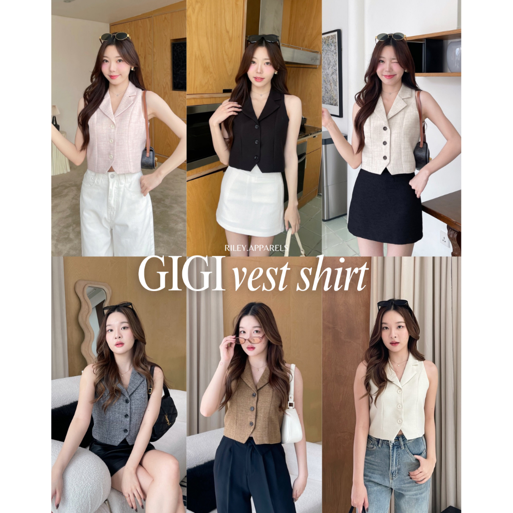 Riley.apparels - Gigi vest shirt 9092