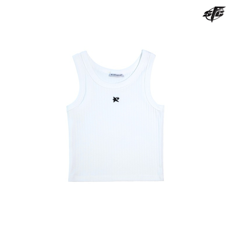 SFC White Original Short Tank Top