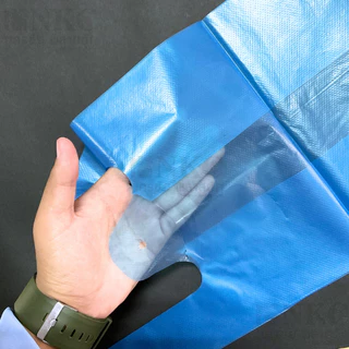 ถุงพลาสติกหูหิ้ว แบบสี บาง ตรามนุษย์ต่างดาว ขนาด 500 กรัม **สินค้าคุณภาพพร้อมจัดส่ง**