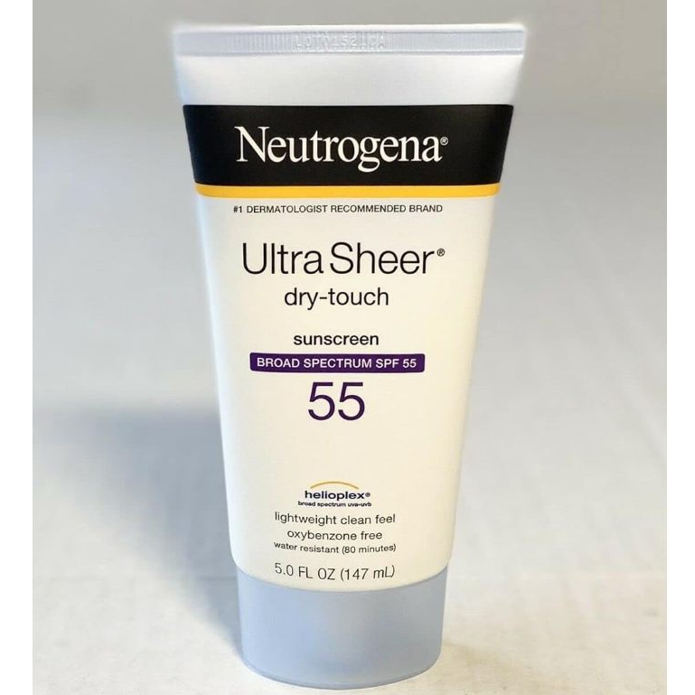 EXP 01/2027 ครีมกันแดด Neutrogena Ultra Sheer Dry-Touch Sunscreen SPF55 147 ml