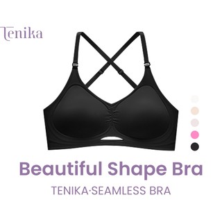 TENIKA เจลลี่บรา บราไร้ขอบ ฟองน้ำหนา หน้าอกเล็กดูใหญ่กว่า ใส่สบาย เนื้อผ้านิ่ม เก็บทรงดี ไม่ปลิ้น