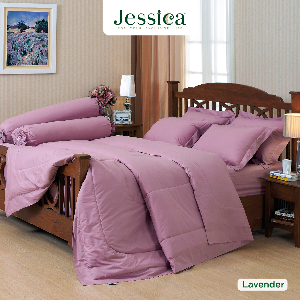 JESSICA  Cotton Mix  ( Lavender )  ชุดเครื่องนอน เจสสิก้า Jessica สีพื้น