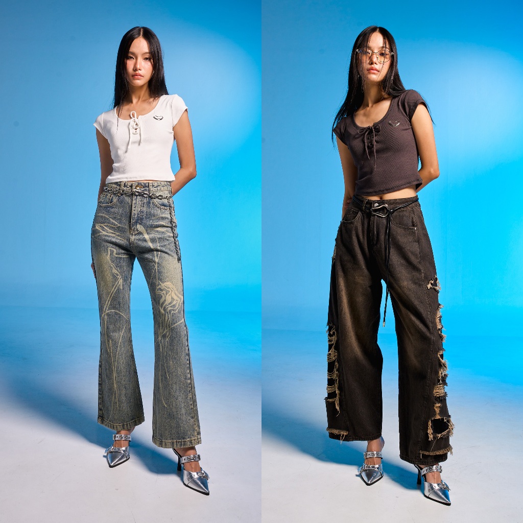 WB.PROJECT - WINNY TOPเสื้อยืดแขนสั้น