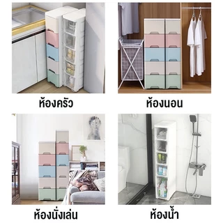 NeatBox ตู้ลิ้นชักพลาสติก 3/4/5/6/7 ชั้น มีล้อ ตู้เก็บของอเนกประสงค์ พลาสติกหนา ประหยัดพื้นที่