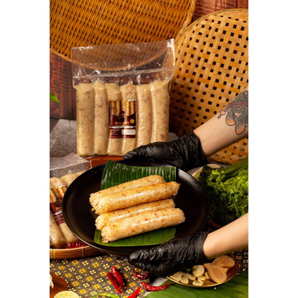 ไส้กรอกข้าวไก่ (น้ำหนัก 1กิโลกรัม)