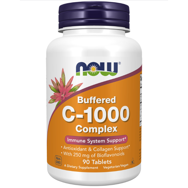 วิตามินซี / Buffered Vitamin C-1000 w/ Acerola & Bioflavonoids by NOW FOODS