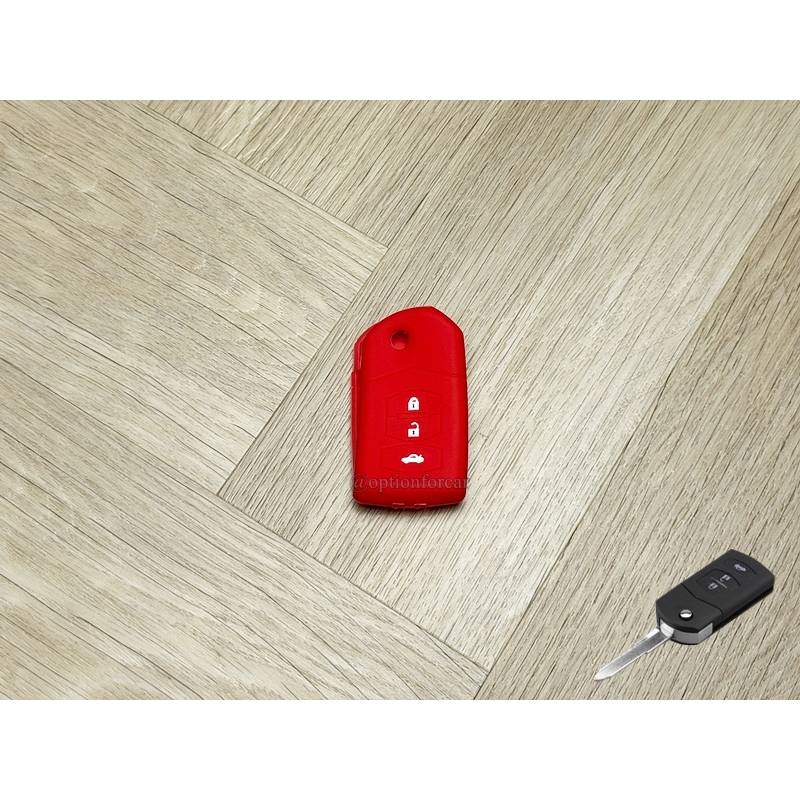 ซิลิโคนกุญแจ Mazda 2/3 กดพับ 3 ปุ่มกด - รูปที่ 3