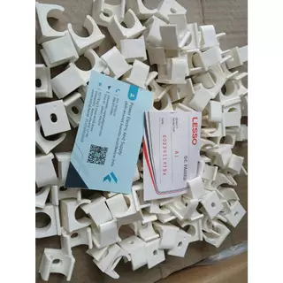 LESSO Clamp คลิปก้ามปู ร้อยสายไฟ ( แพ็ค50/100ชิ้น ) ขนาด 16mm./20mm./25mm./32mm. สินค้าแท้100%