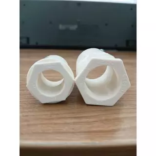 LESSO Flexible Coupling คอนเนคเตอร์ ข้อต่อเข้ากล่องพักสายไฟ ขนาด 20mm./25mm./32mm. สีขาว (แพ็ค 50/100 ชิ้น)