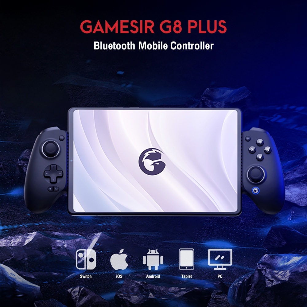 GameSir G8 Plus Bluetooth Mobile Controller จอยมือถือ ปุ่ม GameSir™ Hall Effect รองรับ Tablet